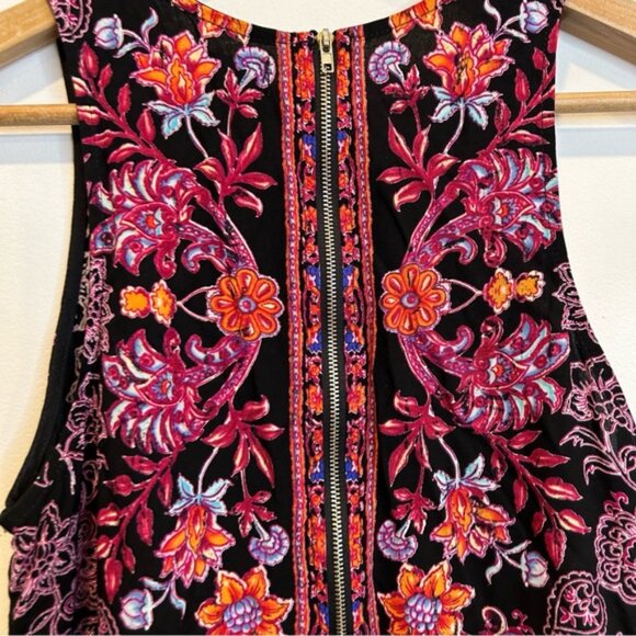Papillon Sleeveless A-line Pattern Dress - Picture 6 of 6
